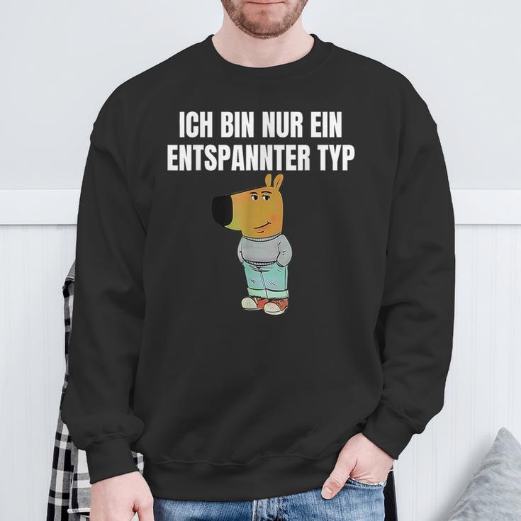 Ich Bin Einfach Ein Entspannter Typ Sweatshirt Geschenke für alte Männer