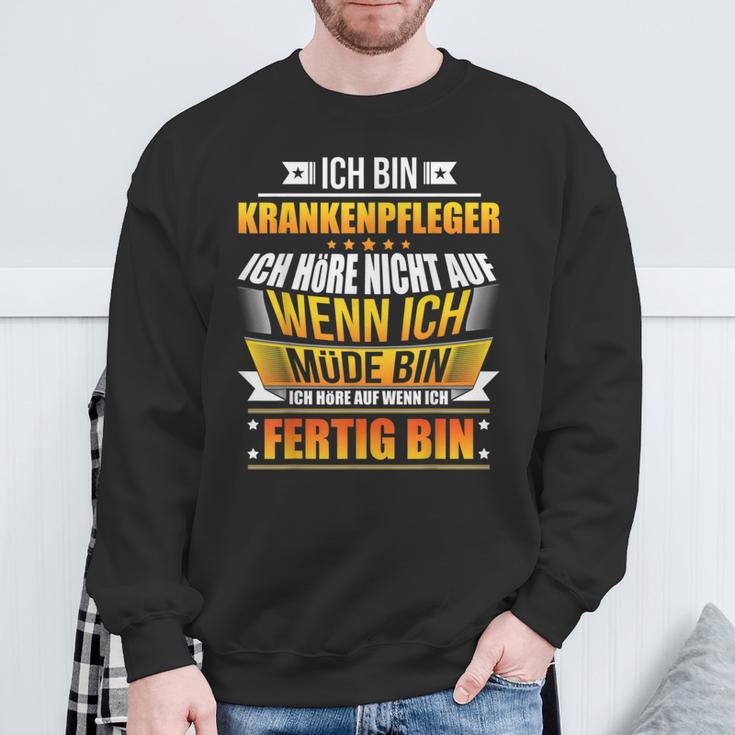 Ich Bin Krankenpfleger Ich Bin Sweatshirt Geschenke für alte Männer