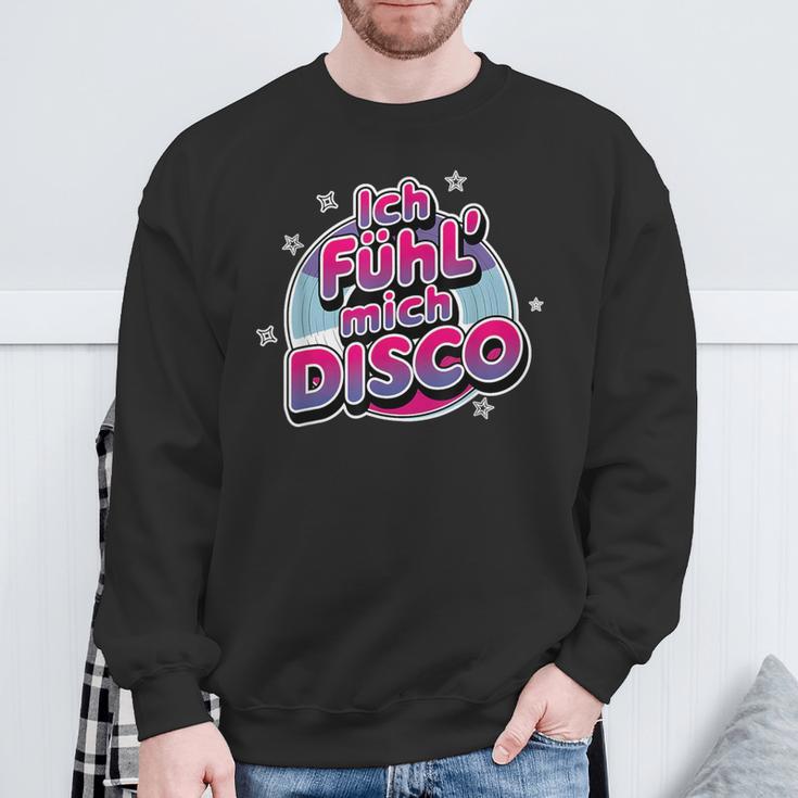 Ich Fühl Mich Disco Ball Apres Ski Malle Party Sweatshirt Geschenke für alte Männer