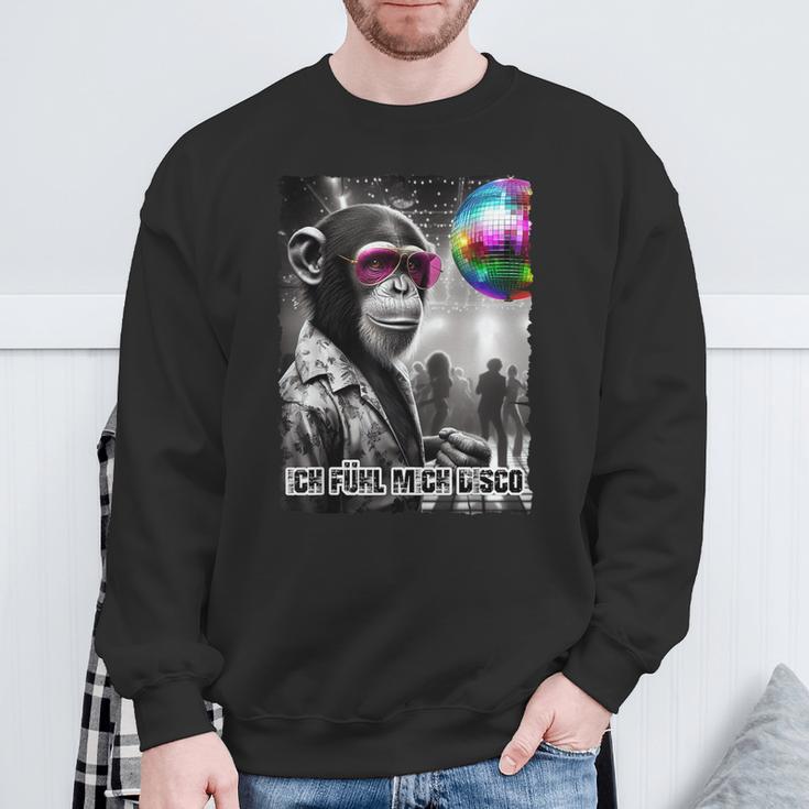 Ich Fühl Mich Fühl Mich Disco Ball Sweatshirt Geschenke für alte Männer