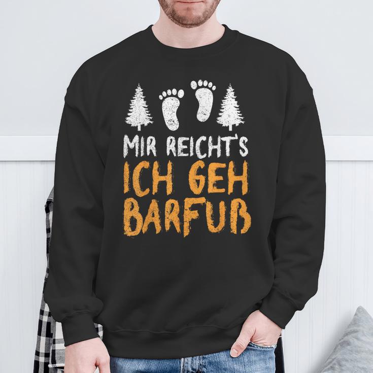 Ich Geh Barefoot Nature Earthing Barefoot Barefoot Sweatshirt Geschenke für alte Männer