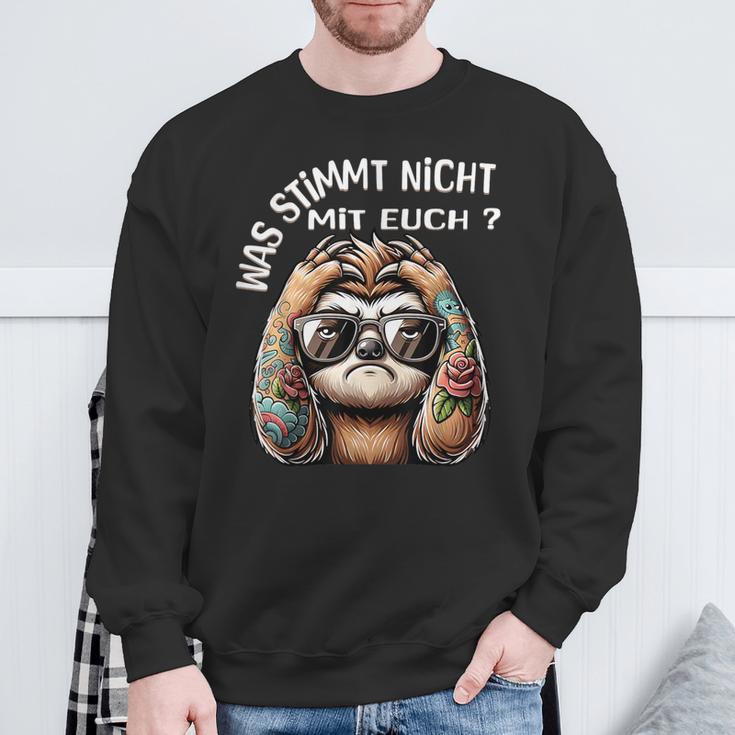 Ich Hasse Menschen Was Stimmt Denn Mit Dir Nicht Sweatshirt Geschenke für alte Männer