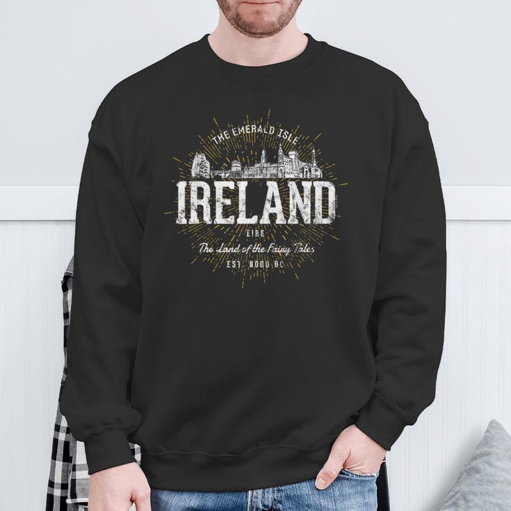 Irelandintage Style Retro Ireland Sweatshirt Geschenke für alte Männer