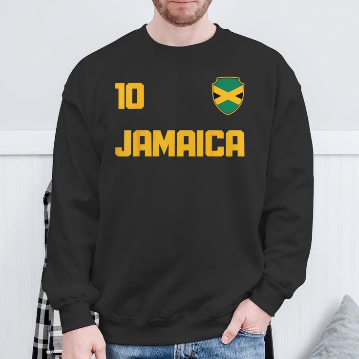 Jamaica Flag Reggae Music Fan Jersey Sweatshirt Geschenke für alte Männer