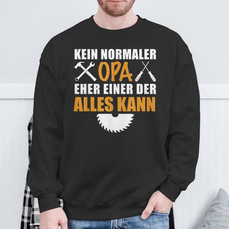 Kein Normaler Opa Ein Alleskönner Herren Männeratertag Opa Sweatshirt Geschenke für alte Männer