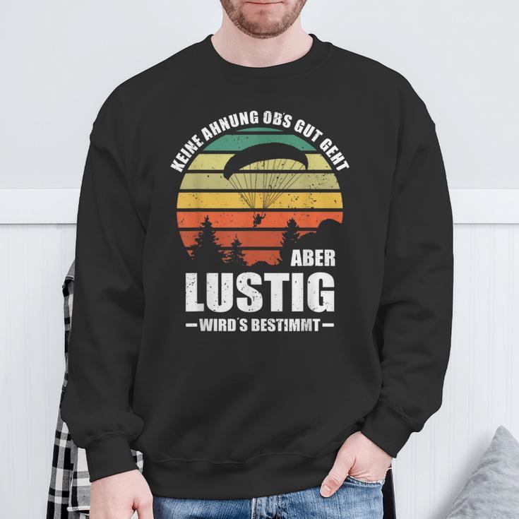 Keine Ahnung Obs Gut Geht Wirds Besticht German Langu S Sweatshirt Geschenke für alte Männer