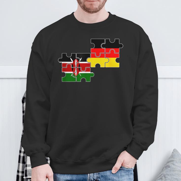 Kenya Germany Flag German Kenyan Sweatshirt Geschenke für alte Männer