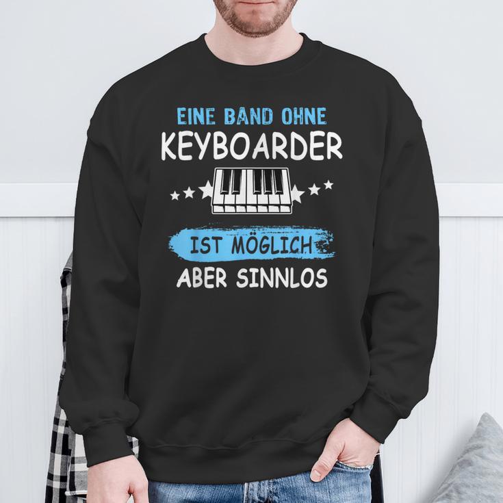 Keyboarder Musician Fun Sayings Music Piano Accessories Sweatshirt Geschenke für alte Männer