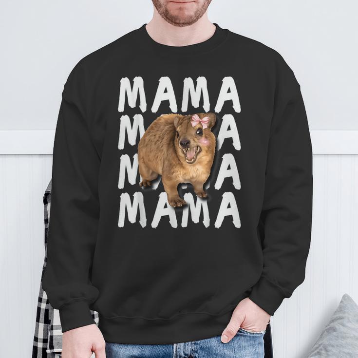 Klippschliefer Hyrax Meme Sweatshirt Geschenke für alte Männer