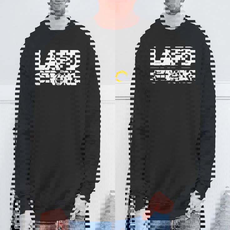 Lafd La Strong Support Lafd Strong Ram Sweatshirt Gifts for Old Men
