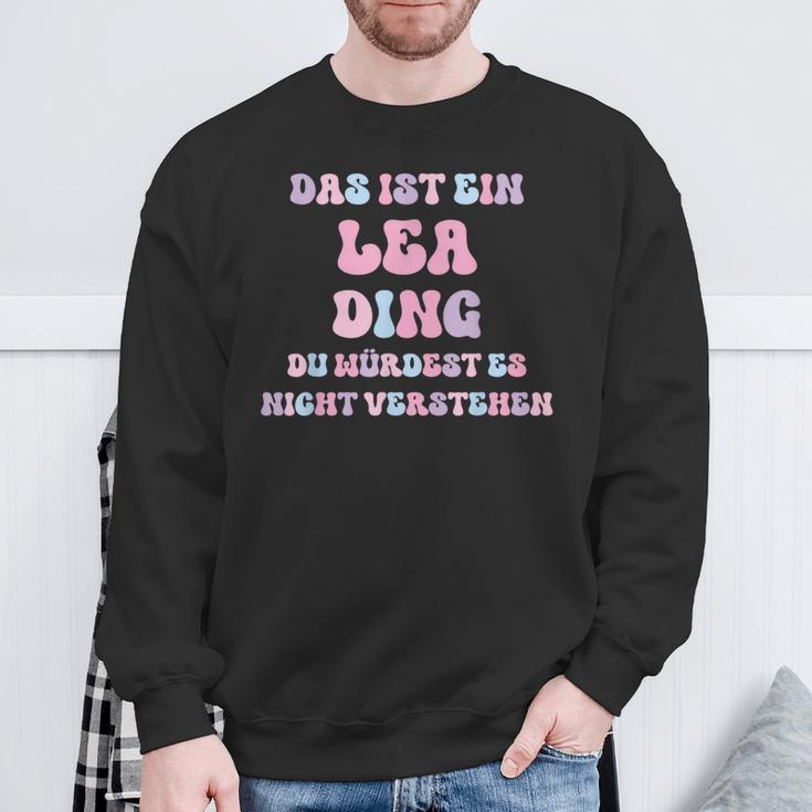 Lea Saying First Name Birthday Sweatshirt Geschenke für alte Männer