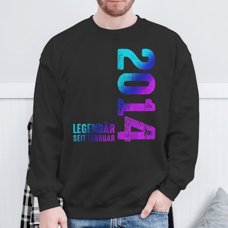 Legendary Since February 2014 Birthday Limited Edition Sweatshirt Geschenke für alte Männer