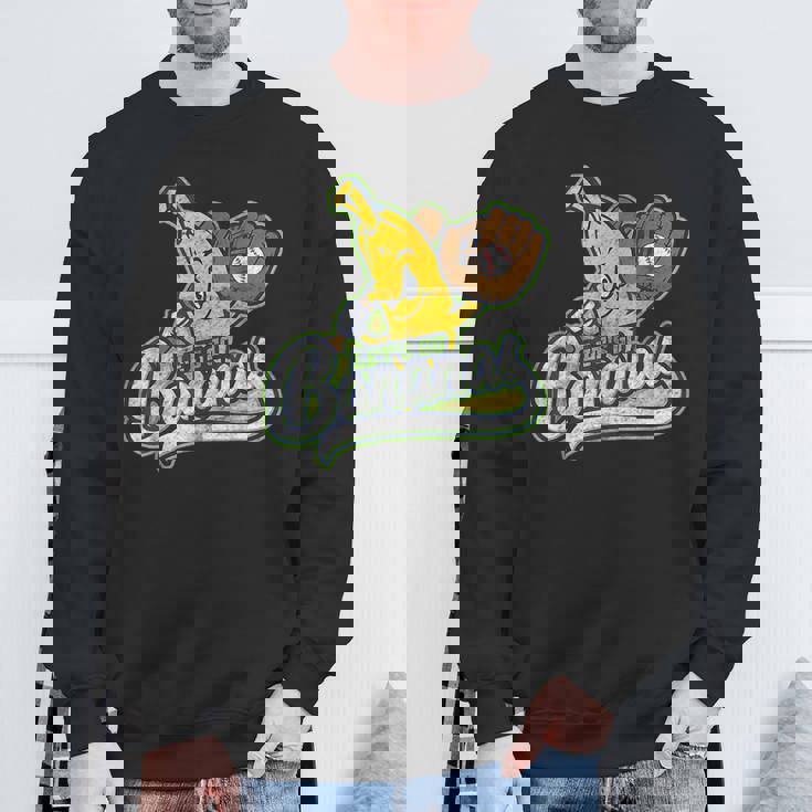 Let'S Go Bananas Cute Banana Baseball Sweatshirt Gifts for Old Men