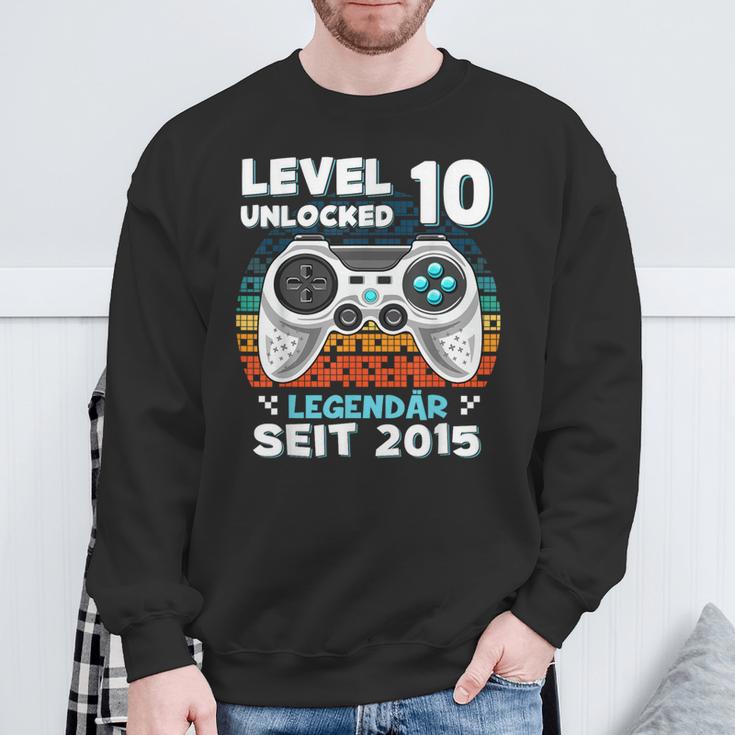 Level 10 Years Birthday Young Gamer 2015 Birthday Sweatshirt Geschenke für alte Männer