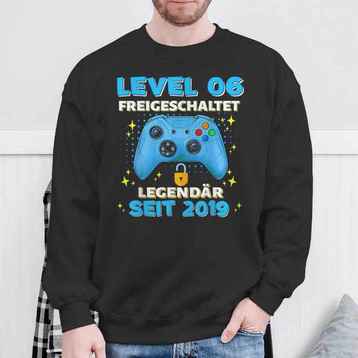 Level 6 Jahre Geburtstags Junge Gamer 2019 Geburtstag Sweatshirt Geschenke für alte Männer