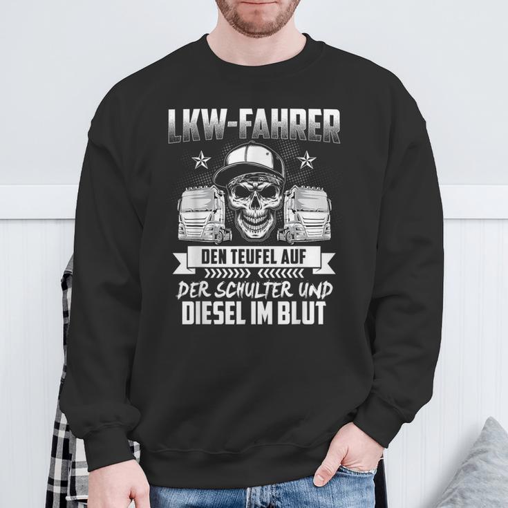 Lorry Truck With Slogan For Lorry Driver Sweatshirt Geschenke für alte Männer