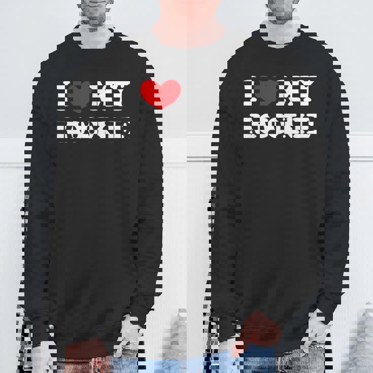I Love My Rookie Ich Liebe Meinen Rookie Sweatshirt Geschenke für alte Männer