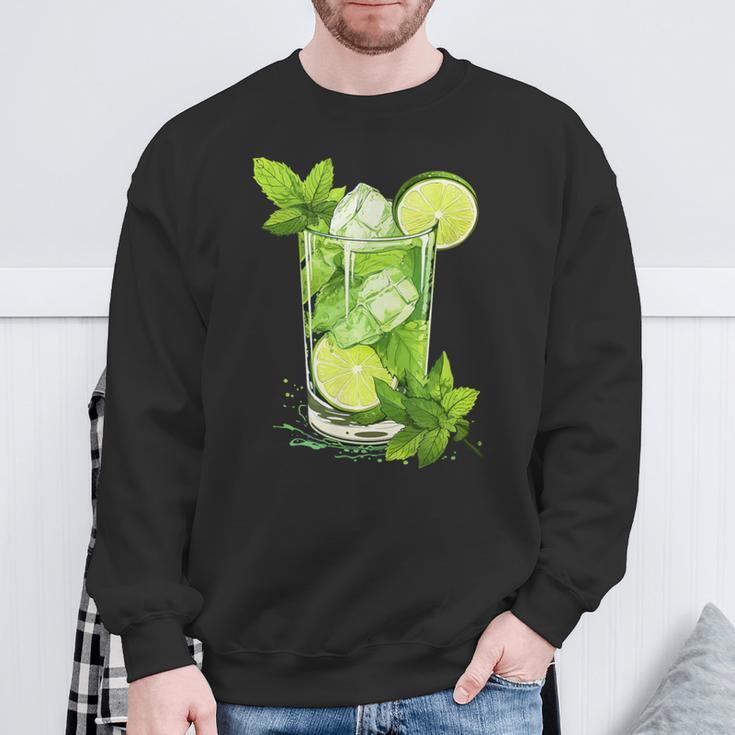 Lustige Kubanische Nacht Mit Diesem Coolen Mojito-Cocktail-Kostüm Sweatshirt Geschenke für alte Männer