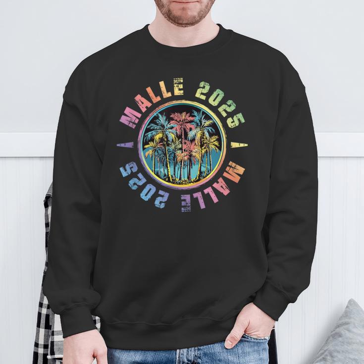 Malle 2025 Colourful Mallorca Party Holiday Team Sweatshirt Geschenke für alte Männer