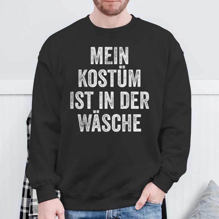 Mein Costume Ist In Der Wäsche Carnival Man Fancy Dress Sweatshirt Geschenke für alte Männer