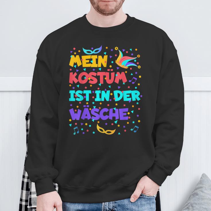 Mein Kostüm Ist In Der Wäsche Cool For Carnival Fancy Dress Sweatshirt Geschenke für alte Männer