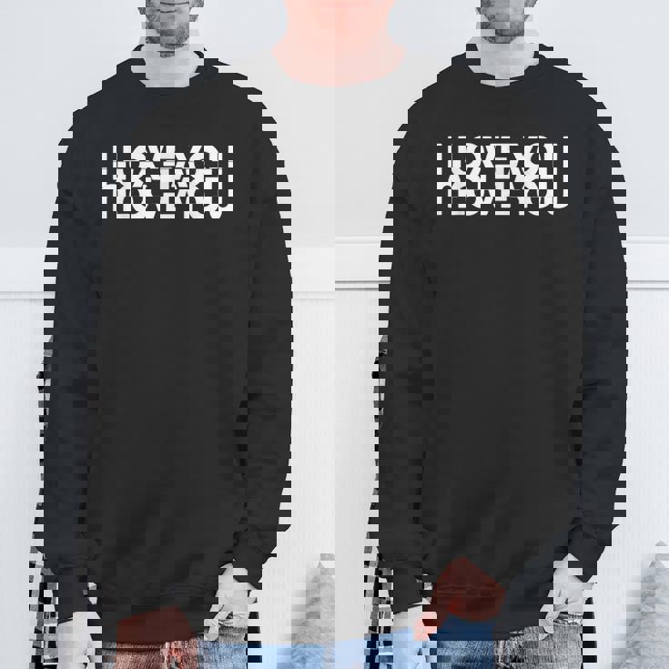 Message Caché Humoristique I Love You Sweater e Cadeaux pour les vieillards