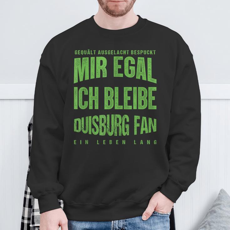 Mir Egal Ich Bleibe Duisburg Fan Football Fan Sweatshirt Geschenke für alte Männer