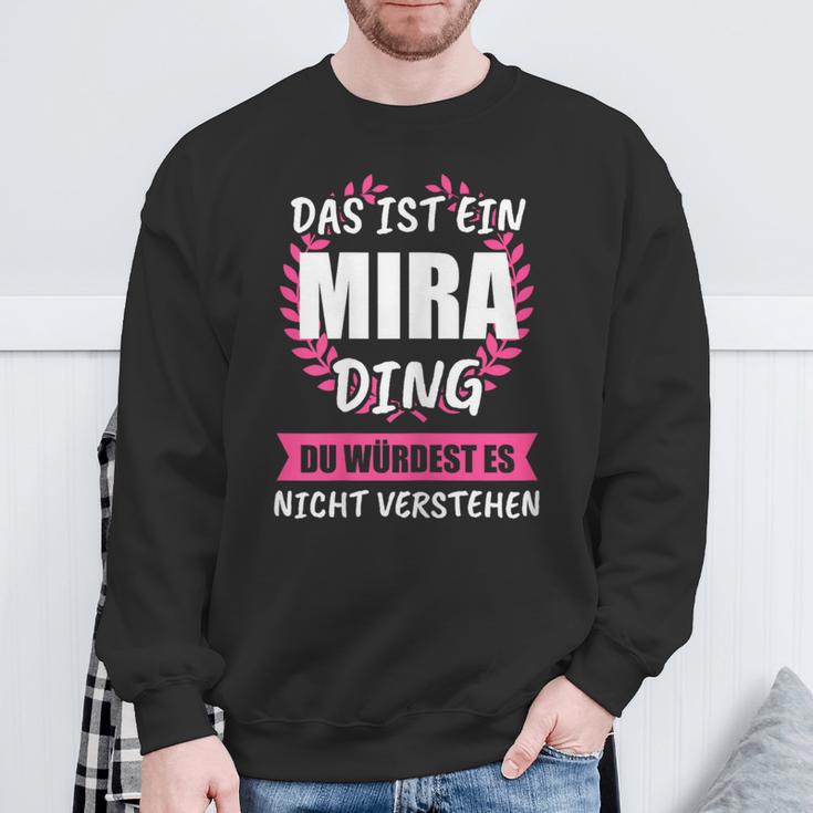 Mira Name First Name Sweatshirt Geschenke für alte Männer