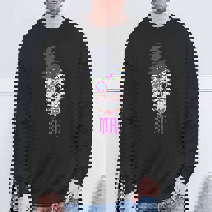 Mr Sugar Intage Avec Tête De Mort Dia De Los Muertos Sweater e Cadeaux pour les vieillards