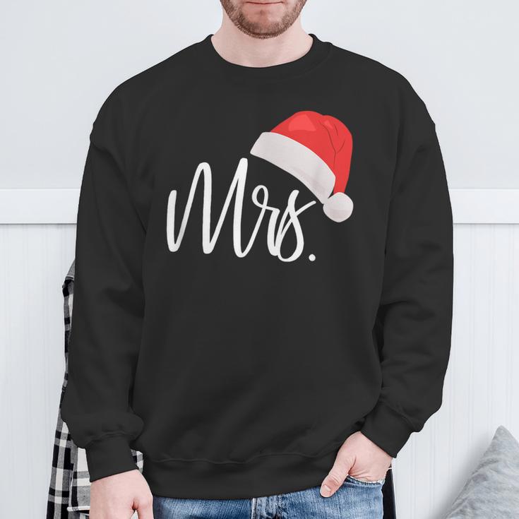 Mrs Partner Look Couple Christmas Jumper Christmas Outfit Sweatshirt Geschenke für alte Männer