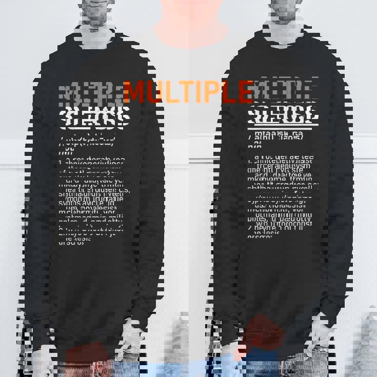 Multiple Sclerosis Awareness Ms Definition Warrior Support Camisa de entrenamiento Regalos para ancianos