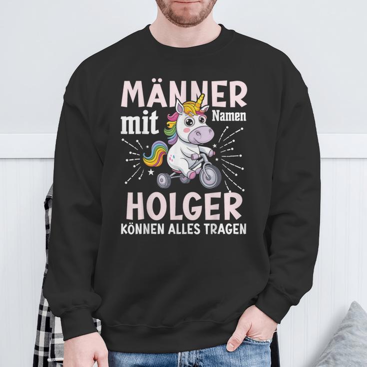 Name Holger Birthday Saying First Name Holger Sweatshirt Geschenke für alte Männer