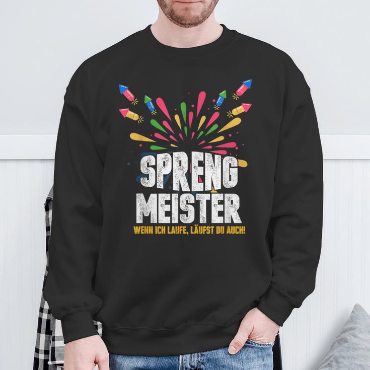 New Year's Eve Pyrotechnik Fireworks New Year Celebration Sweatshirt Geschenke für alte Männer