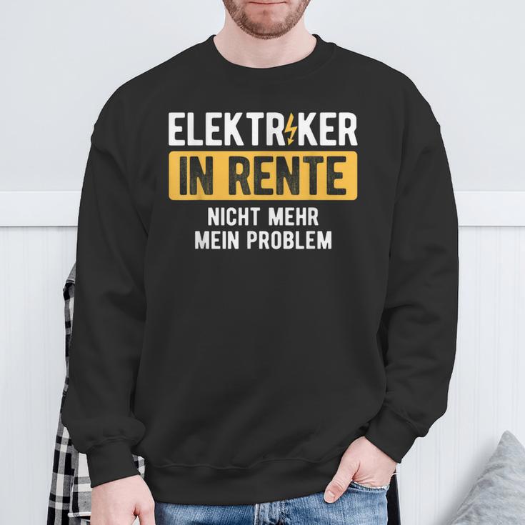 Nicht Mehr Problem Rente Craftsman Electricians Sweatshirt Geschenke für alte Männer