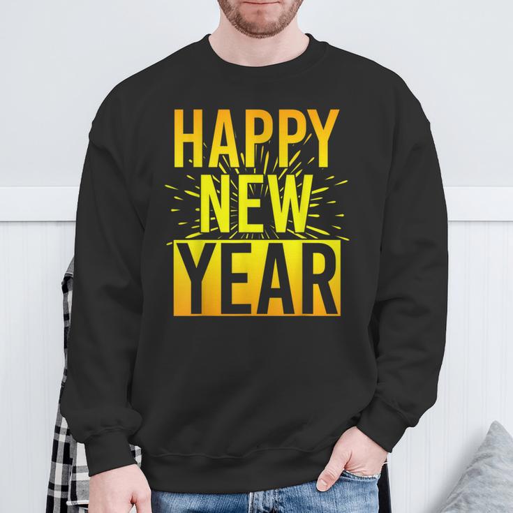 Nye New Year's Eve Party Confetti Fireworks Happy New Year Sweatshirt Geschenke für alte Männer