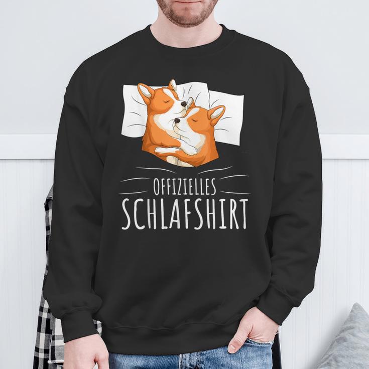 Official Corgi Dog Sleep Sweatshirt Geschenke für alte Männer