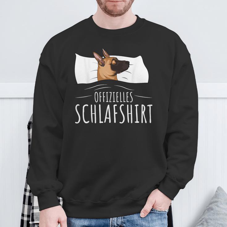 Official Malinois Dog Sleeping Pyjamas Sweatshirt Geschenke für alte Männer