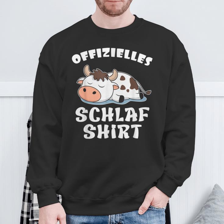 Official Sleep Cow Cows Farmers Children's Sweatshirt Geschenke für alte Männer