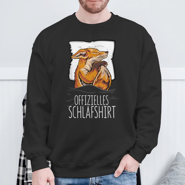 Official Sleep Fox Pyjamas Nightdress Foxes Sweatshirt Geschenke für alte Männer