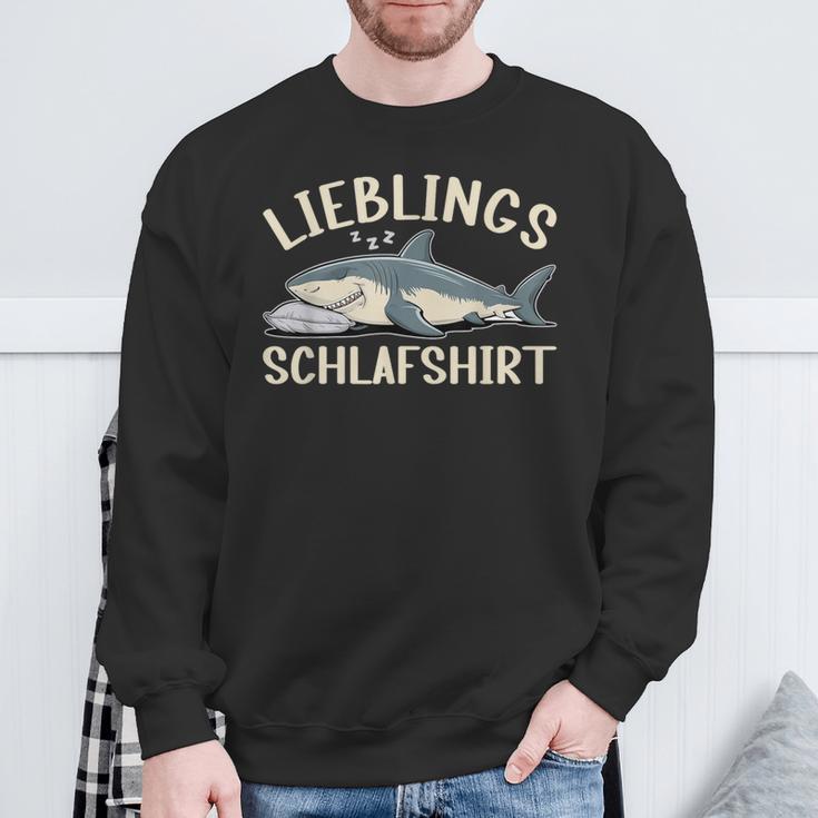 Official Sleep Shark Pyjamas Sweatshirt Geschenke für alte Männer