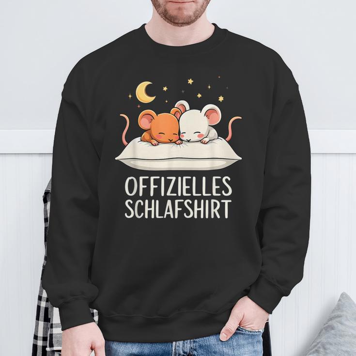 Official Sleep Mouse Mice Sweatshirt Geschenke für alte Männer