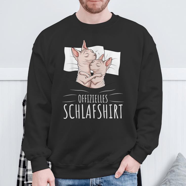 Official Sphynx Cat Nude Cat Sphinx Sweatshirt Geschenke für alte Männer