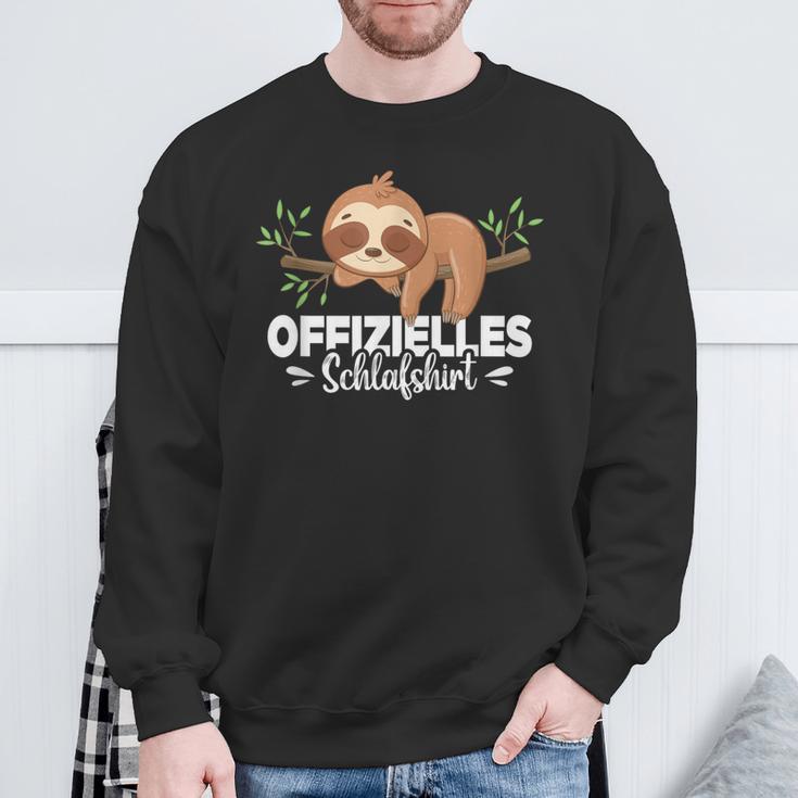 Offizielles Schlaf Faultier S Sweatshirt Geschenke für alte Männer