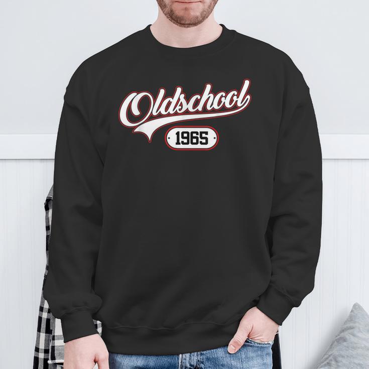 Oldschool 1965Intage Birthday Sweatshirt Geschenke für alte Männer