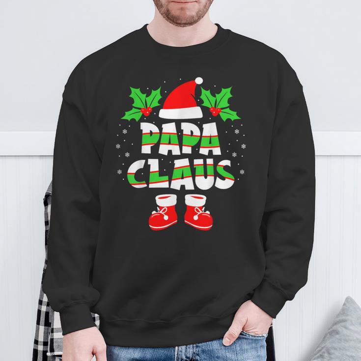 Papa Claus Outfit Christmas Family Christmas Sweatshirt Geschenke für alte Männer