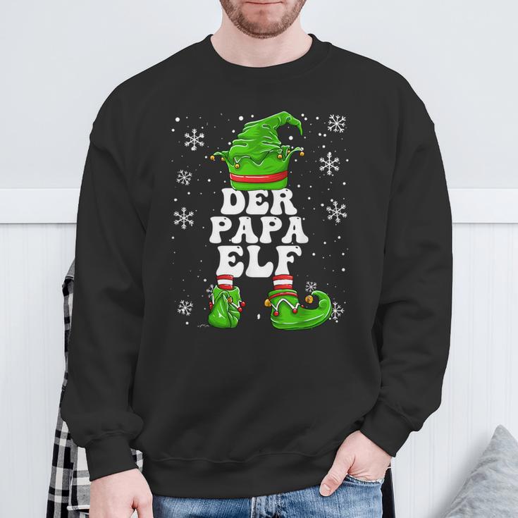 Papa Elf Father Elf Christmas Sweatshirt Geschenke für alte Männer