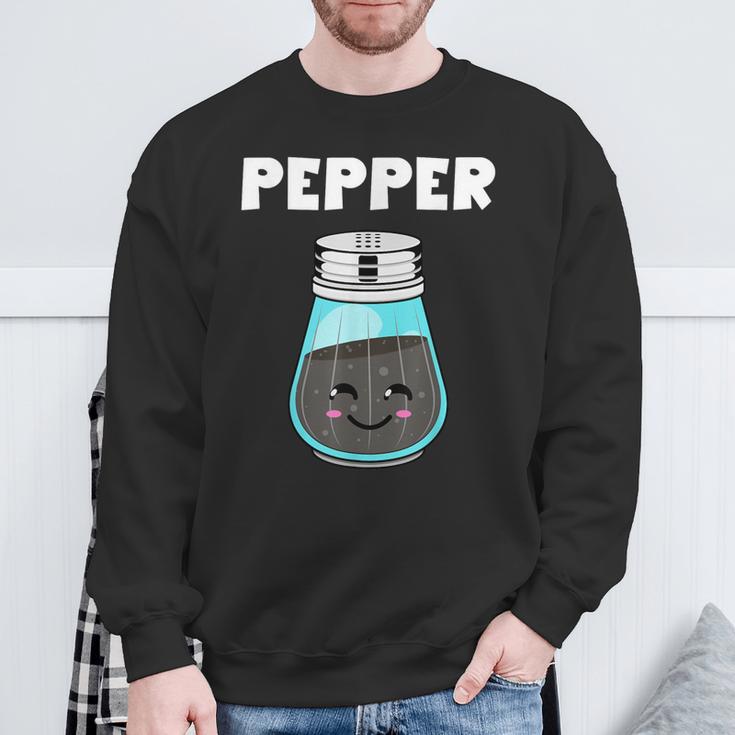 Pepper Costume Salt Pepper Matching Pair His Her Sweatshirt Geschenke für alte Männer