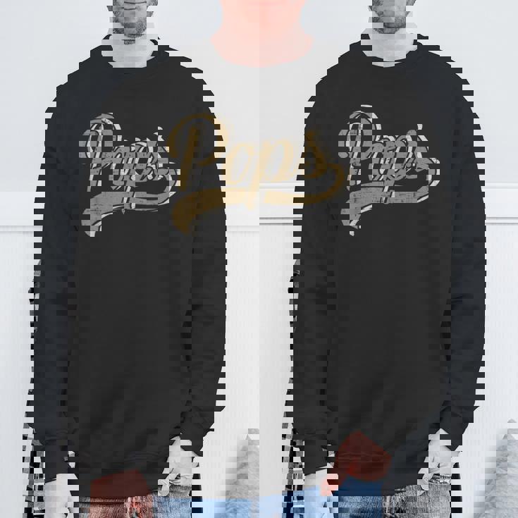 Pops For Dad And Father's Day From Daughter Or Son Sweatshirt Gifts for Old Men