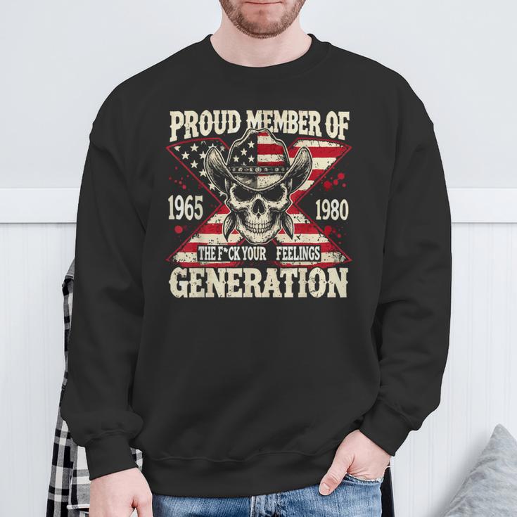 Proud Member Of 1965 1980 Generation Sweatshirt Geschenke für alte Männer