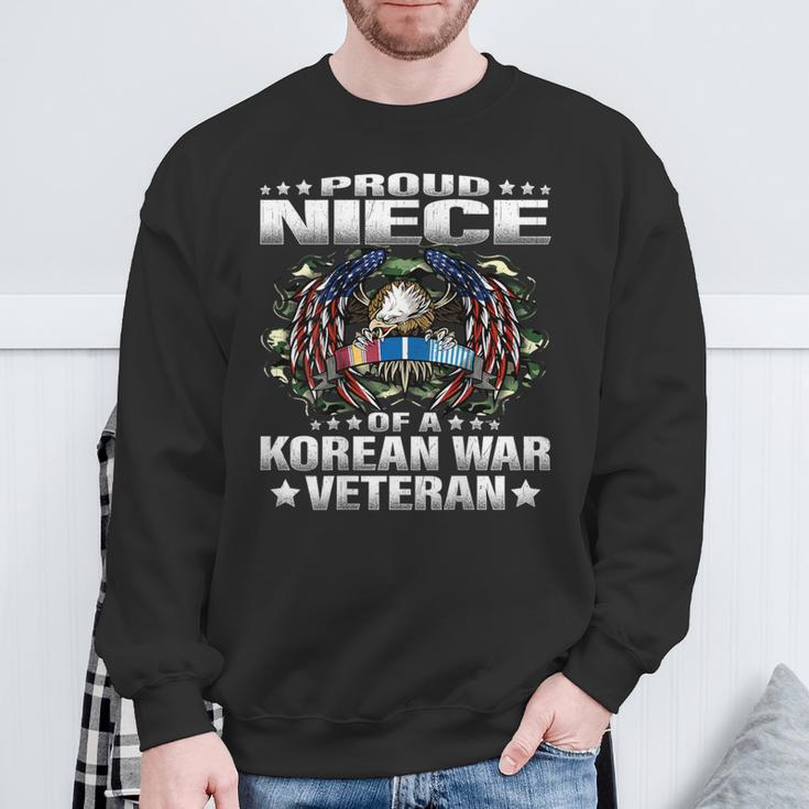 Proud Niece Of A Korean War Veteran Military Vet's Family Sweatshirt Gifts for Old Men Proud Niece Of A Korean War Veteran Military Vet's Family Sweatshirt Gifts for Old Men